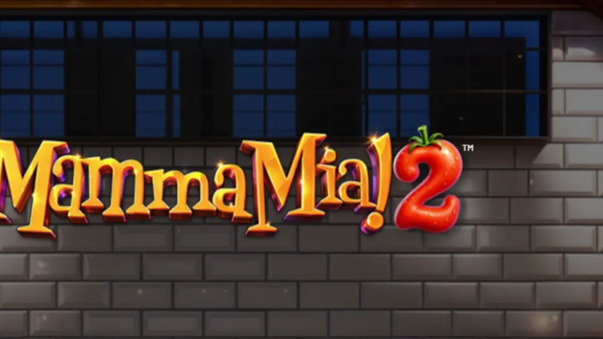 Captura de tela do jogo Mamma Mia 2 da Betsoft, mostrando o Chef Salvatore em sua cozinha italiana e os símbolos do slot.